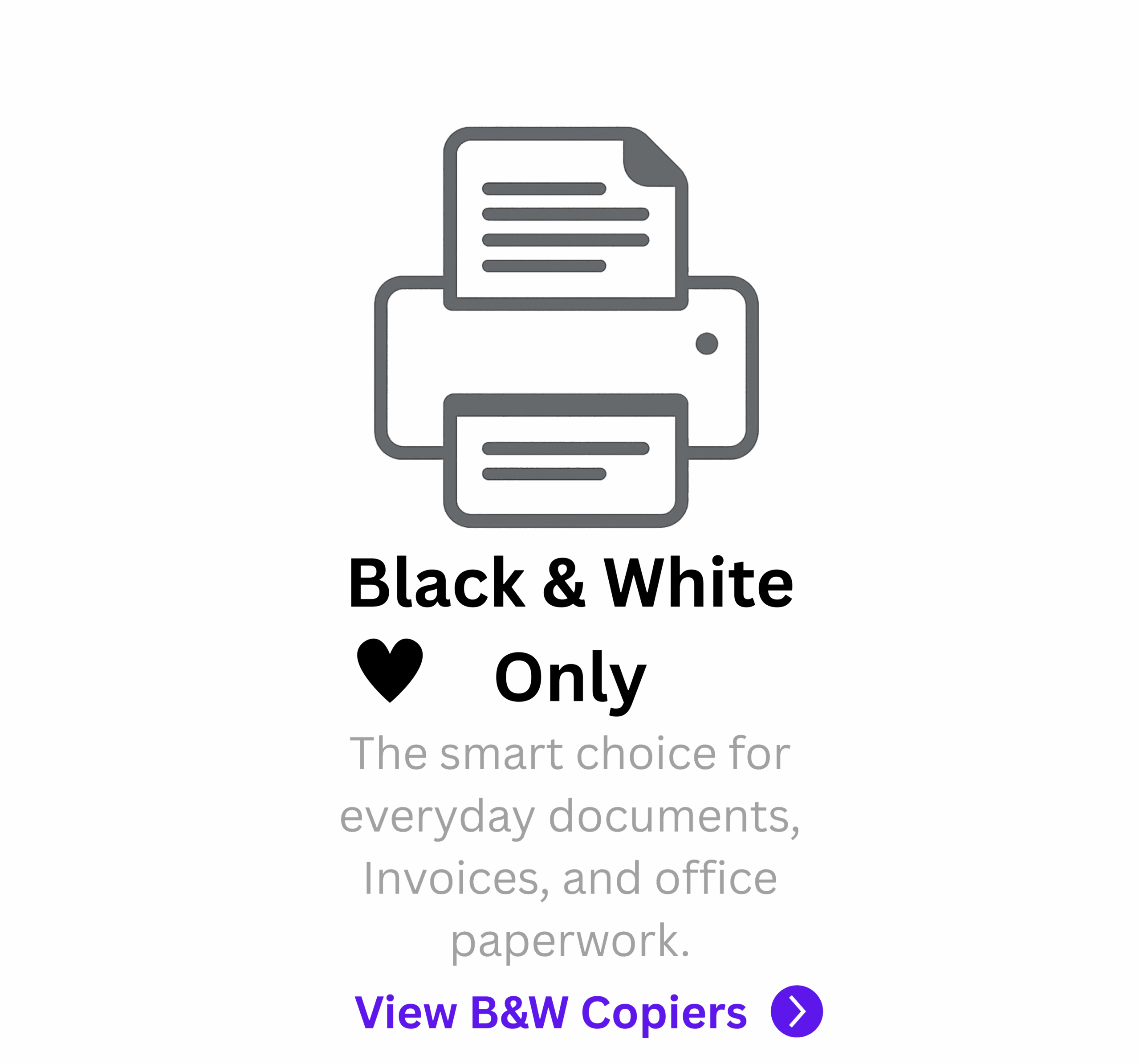 Choose a Black and White Copier